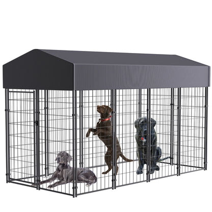 Large, Small & Extra Small Outdoor, Welded Wire Pet Playpen with UV Protection 