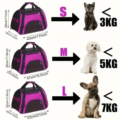Portable Cat & Small Dog Carrier