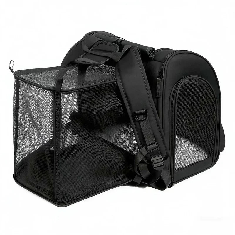 Expandable, Cat & Small Dog, Carrier Backpack With Breathable Mesh