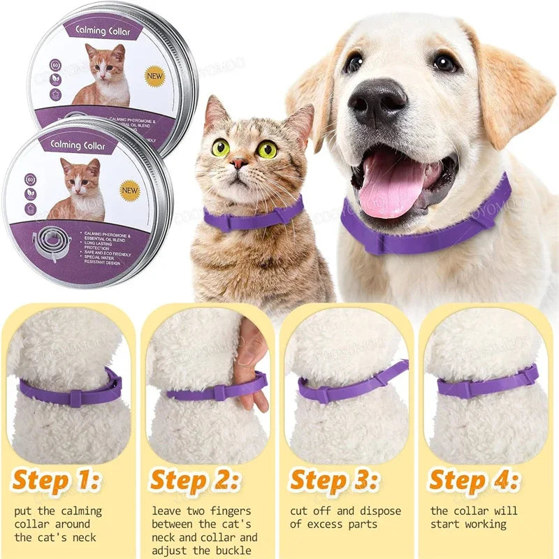 Calming Pheromone Collar For Cats & Dogs