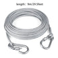 Double-headed Dog Tie Out Cable Leash