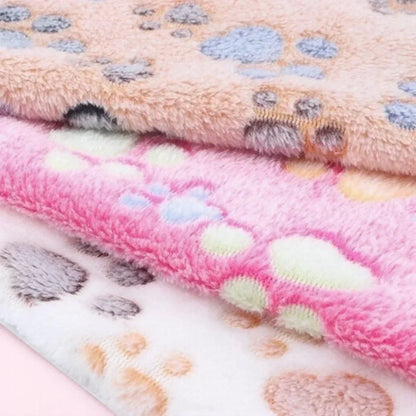 Soft, Fluffy, High-Quality Pet Blanket Cozy Cartoon Pattern Mat Warm Comfortable Blanket for Cats Dogs