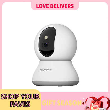 Indoor Home Monitoring-Security Camera 2K, Home Security Camera for Dog/Elder, Security Camera with One-Touch Call Update A31S-2pc