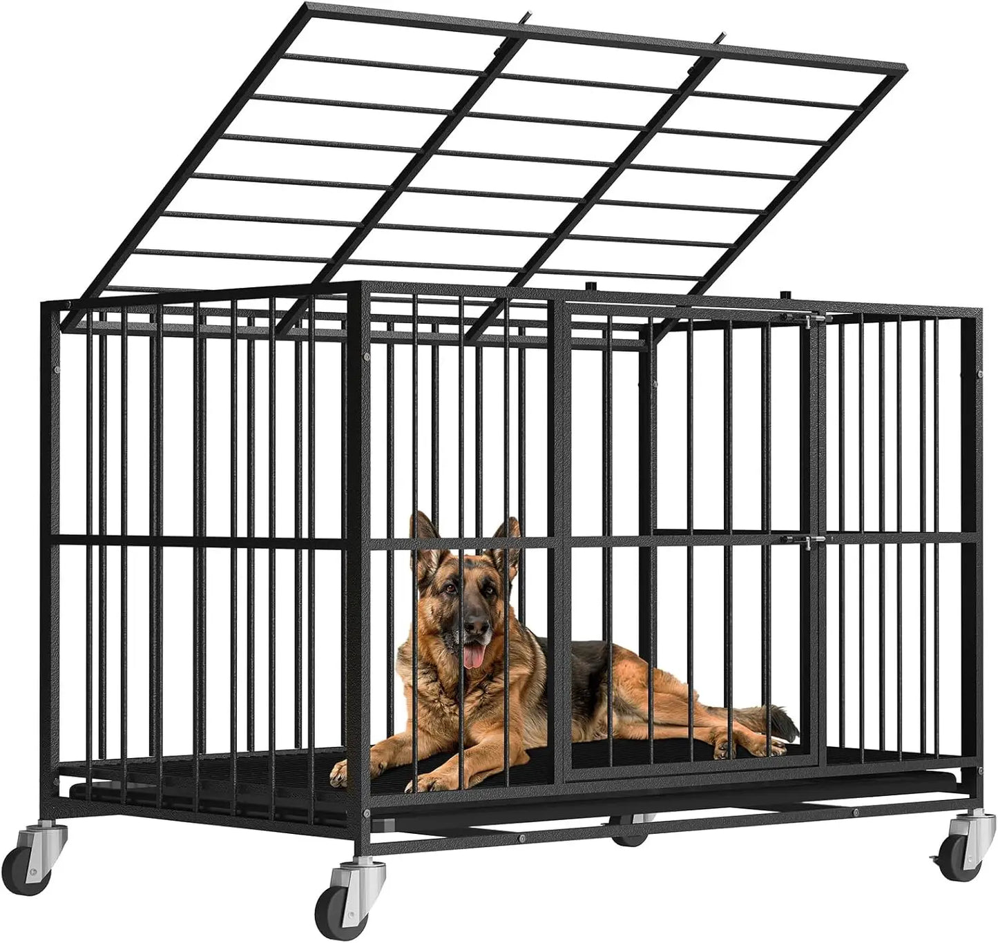 48 Inch Heavy Duty, Steel, Dog Crate,
