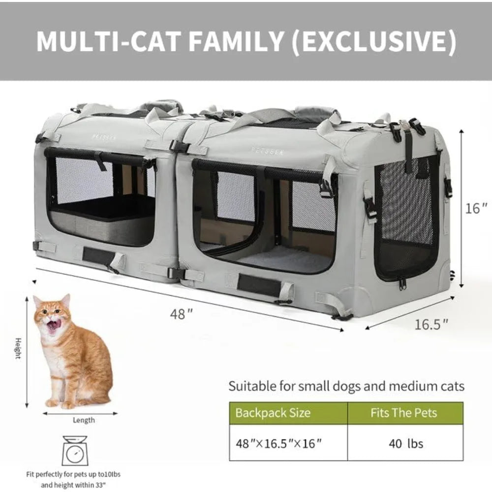 Cat And Small-Medium Dog, Soft-Sided Carrier.