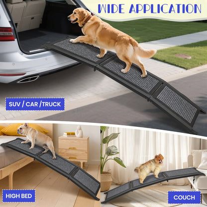Folding, Portable, Dog-Ramp for SUV, Car, Or Truck.