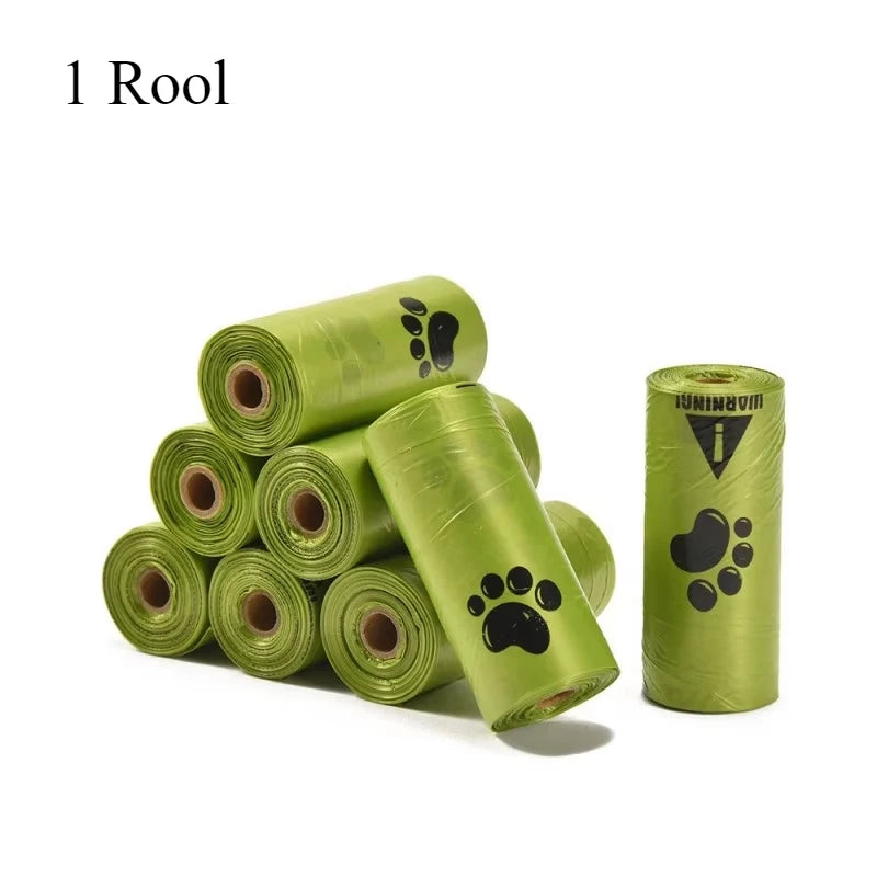 10 Rolla (15 per roll) Extra Thick Dog Poop Bags (Approx. 9"x12"), Leak-Proof Paw Print Pet Waste Bags