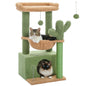 4-in-1 Cat Tree with Large Cat Condo.