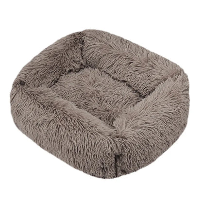 Luxury Dog Bed,  Square, Plush & Calming