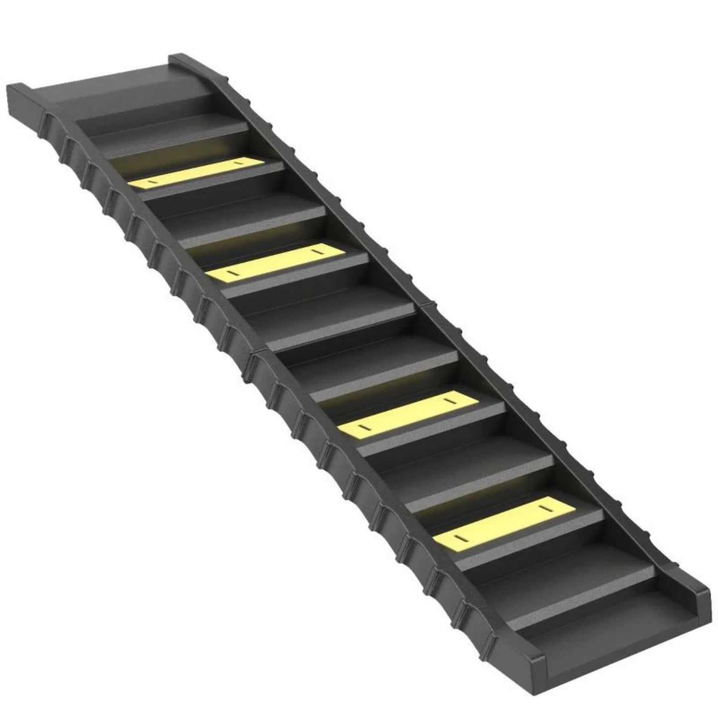 Black Folding Pet Car Ramp – Foldable Dog Ramp for Large Medium Small Dogs