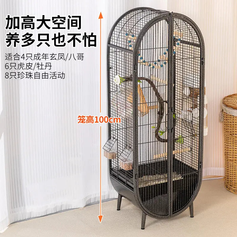 Indoor Parrot/Bird Cage With Large Door.