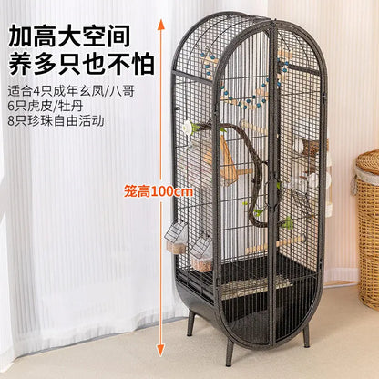 Indoor Parrot/Bird Cage With Large Door.