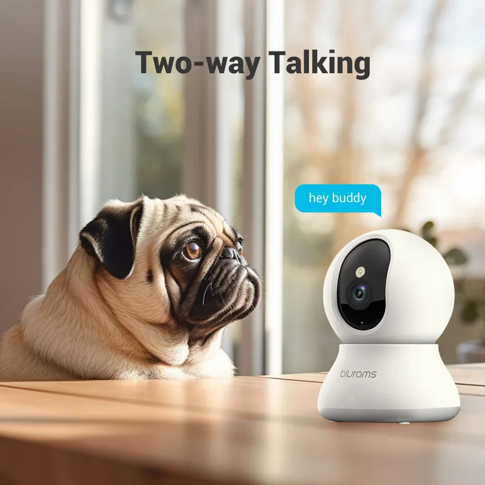 Indoor Home Monitoring-Security Camera 2K, Home Security Camera for Dog/Elder, Security Camera with One-Touch Call Update A31S-2pc