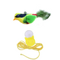 Sound Sensing, Interactive,  Cat-Toy Bird With Catnip,