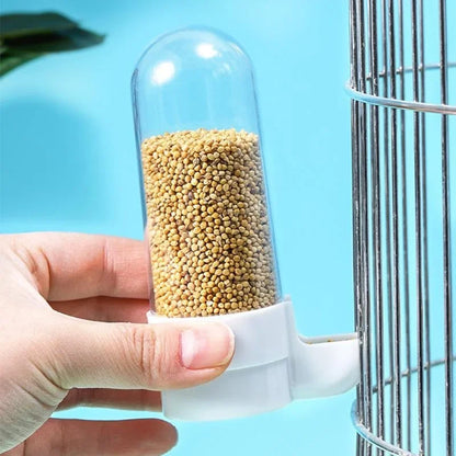 Pet Feeder/Water Dispenser Cage Accessory.