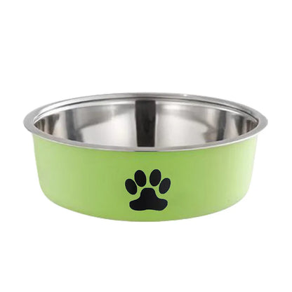 Stainless Steel Bowl with Non-Slip Rubber Base