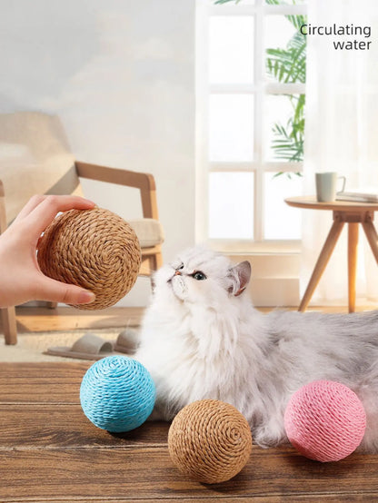 Sisal Cat Scratching Ball Toy
