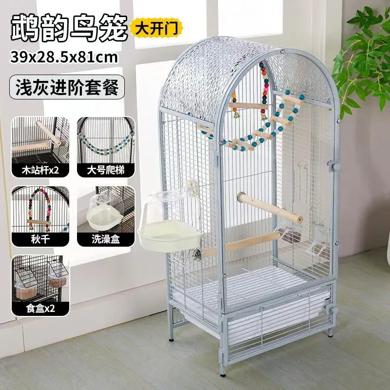Indoor Parrot/Bird Cage With Large Door.