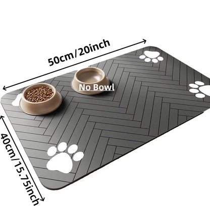 Absorbent, Waterproof Pet Feeding Mat