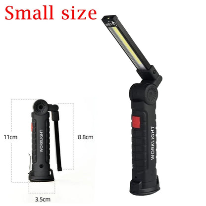Folding Handheld LED Work-light, Rechargeable