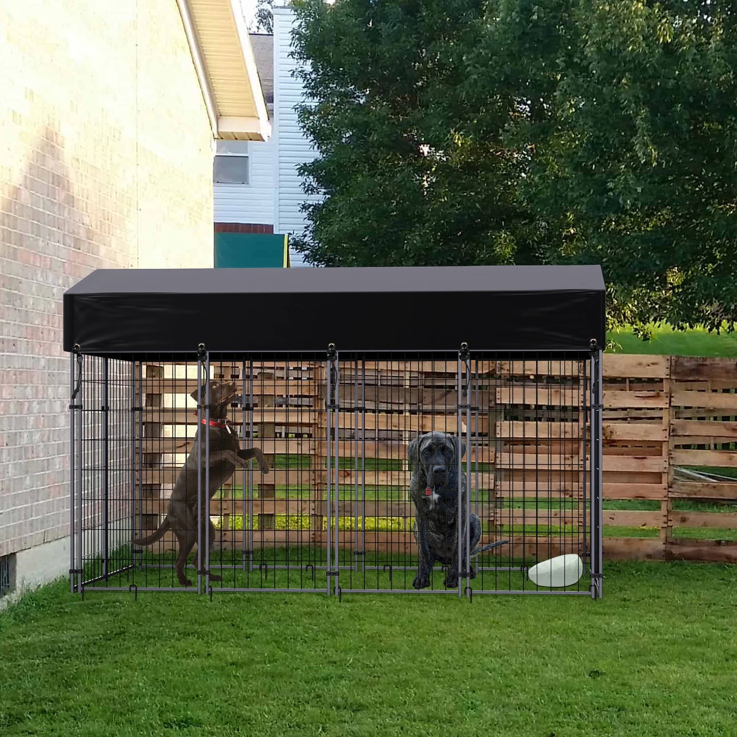 Large, Small & Extra Small Outdoor, Welded Wire Pet Playpen with UV Protection 