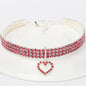 3-Row Rhinestone, Cat  or Small Dog Collar