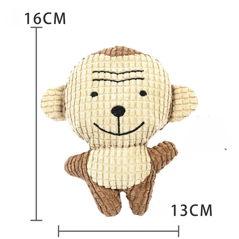 Plush Companion Dog Toys. Bite Resistant.