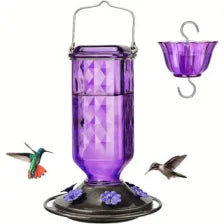 Outdoor Hummingbird Feeder, 24oz With Ant Moat