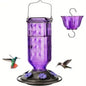 Outdoor Hummingbird Feeder, 24oz With Ant Moat
